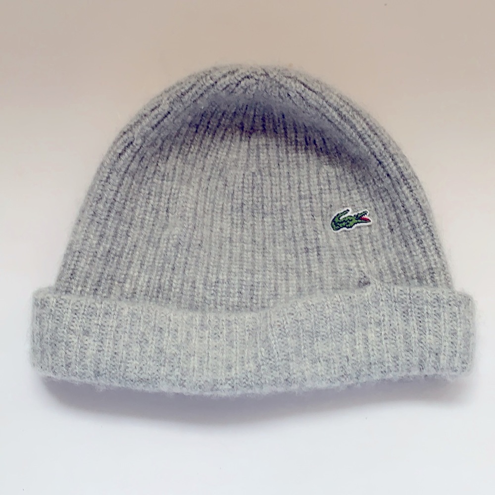 Lacoste Cashmere Beanie Hat